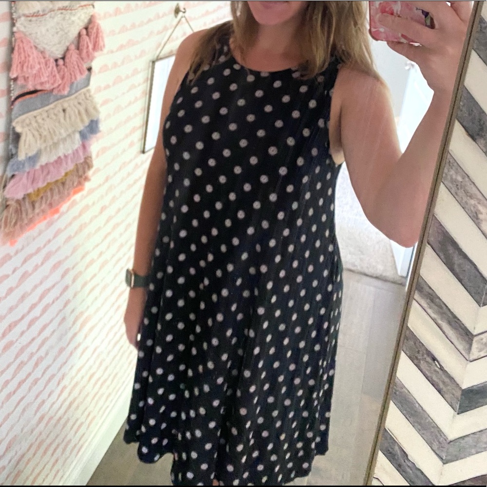 Ann Taylor Loft Medallion Tank Dress L